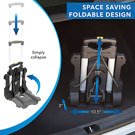 Office depot luggage cart discount