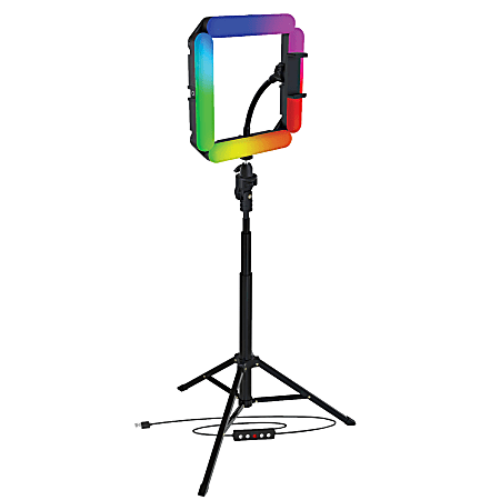 Bower RGB Quad Modular Light Kit With Tripod, 60"H, 5-Watt, Black