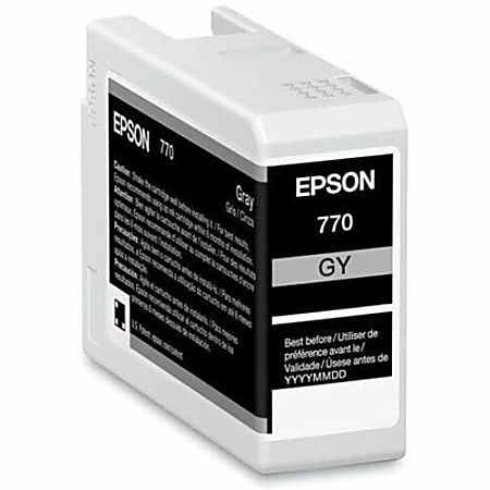 Epson UltraChrome PRO 770 Original Inkjet Ink Cartridge - Gray Pack - Inkjet