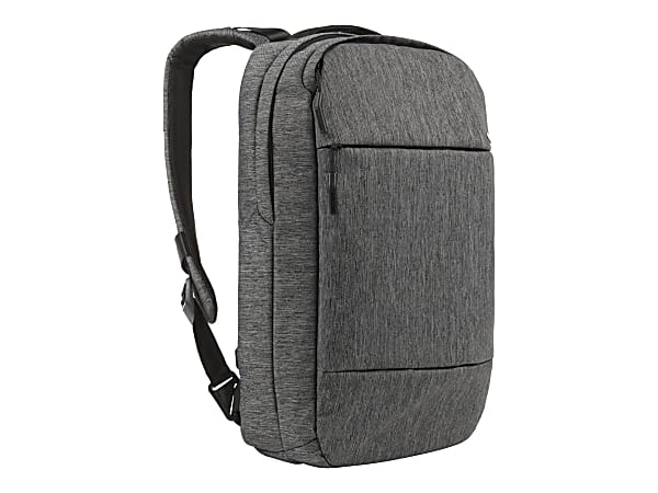 Incase Designs City Compact - Notebook carrying backpack - 15.6" - gunmetal gray, black heather