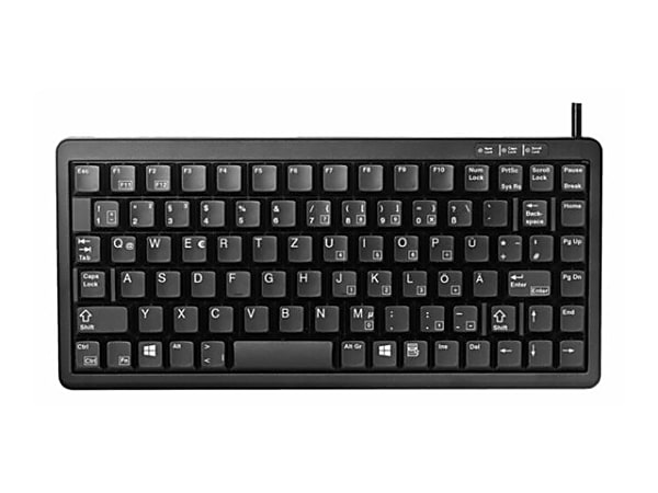 CHERRY G84-4100 Compact Keyboard, Black, G844100LCAUS2