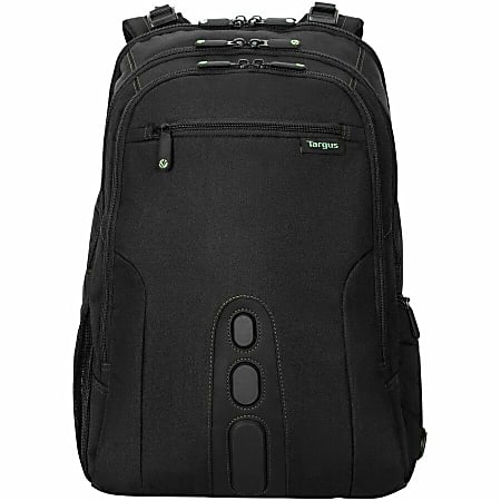 Targus&reg; Spruce&trade; EcoSmart&reg; Backpack With 17" Laptop Pocket, 41.6% Recycled, Black