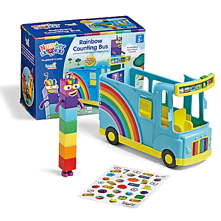 Hand2Mind Numberblocks Rainbow Counting Bus, Multicolor, Grades Pre-K – 1