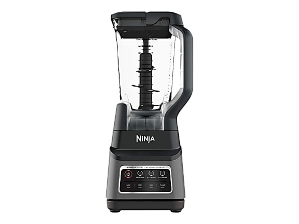 Ninja Professional Plus Blender with Auto-iQ - 1400 W - 2.25 quart - 4 Speed Setting(s) - 6 Blades - 2.50 ft - 120 V AC - Gray, Black