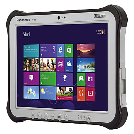 Panasonic Toughpad FZ-G1FA3GXBM Tablet - 10.1" - 8 GB - Intel Core i5 i5-4310U Dual-core (2 Core) 2 GHz - 128 GB SSD - Windows 8.1 Pro 64-bit - 1920 x 1200 - In-plane Switching (IPS) Technology - Black