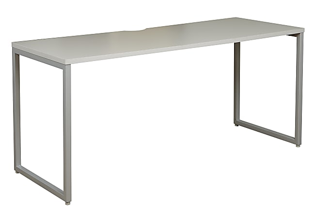 The Box Office Bench-Style Workstation Addition, 29 1/2"H x 63"W x 24 1/2"D, Gray