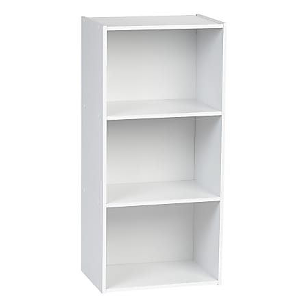IRIS 35"H 3-Tier Storage-Shelf, White