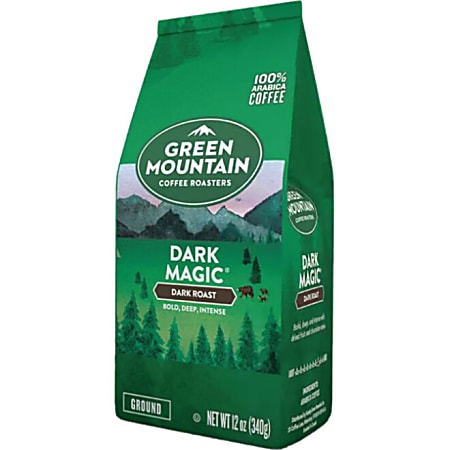 Green Mountain Coffee Whole Bean Coffee Dark Roast Dark Magic 18 Oz Per ...