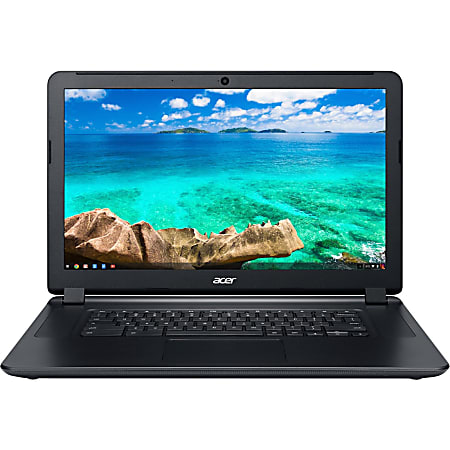Acer® C910-C453 Laptop, 15.6" Screen, Intel® Celeron® 3205U, 4GB Memory, 16GB Solid State Drive, Google™ Chrome