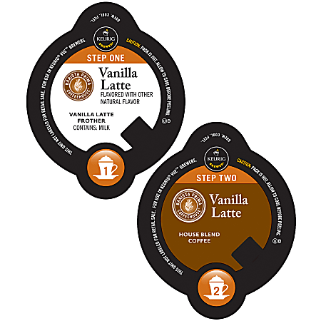 Barista Prima Coffeehouse® Vanilla Latte Vue™ Packs, 0.40 Oz., Box Of 32