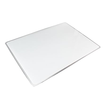 Floortex® Viztex® Glacier Multi-Purpose Grid Glass Dry Erase Board, 30" x 40", White