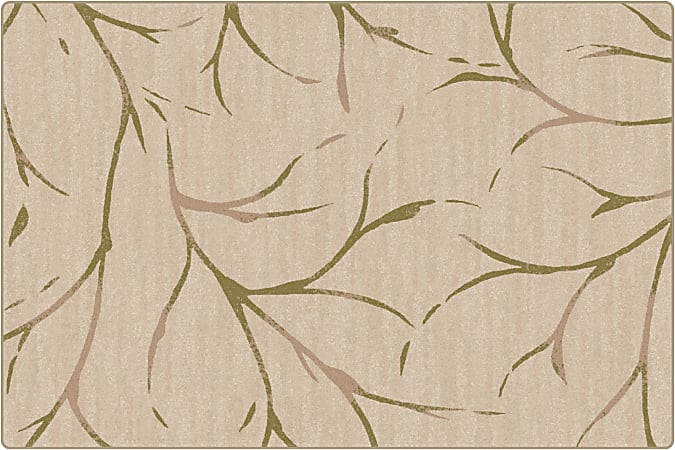 Flagship Carpets Printed Rug, Moreland, 4'H x 6'W, Natural Sage