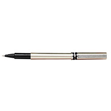 uni-ball® Deluxe Rollerball Pen, Extra Fine Point, 0.5 mm, Graphite Barrel, Blue Ink