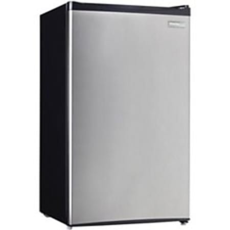 Danby Designer 3.20 Cu Ft Compact Refrigerator With Manual Defrost, Steel