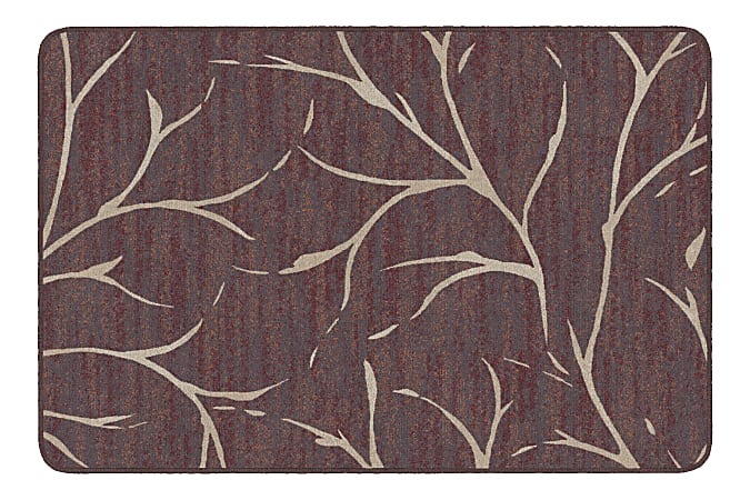 Flagship Carpets Printed Rug, Moreland, 4'H x 6'W, Plum Wine