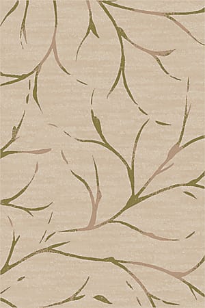Flagship Carpets Printed Rug, Moreland, 6'H x 9'W, Natural Sage
