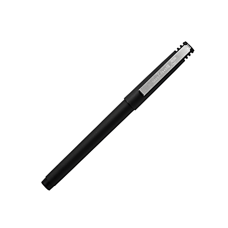 uni-ball® Rollerball™ Pen, Fine Point, 0.7 mm, 80% Recycled, Black Barrel, Black Ink