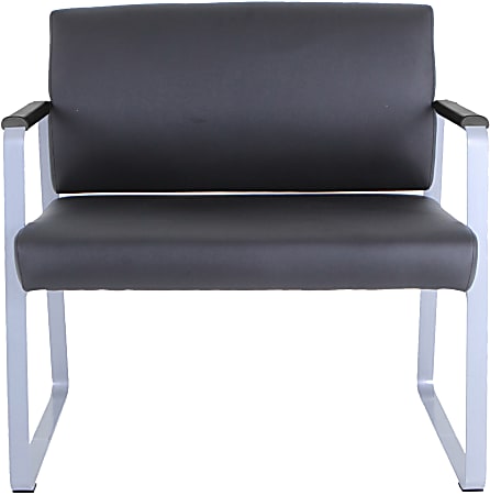 Lorell Healthcare Seating Bariatric Guest Chair Black Office Depot