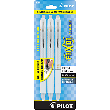 Pilot FriXion Clicker Erasable Gel Pens, Fine Point (0.7 mm), Assorted Ink,  5 Count 323981061 - DroneUp Delivery