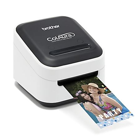Recensent whisky moord Brother VC 500W Wireless Label And Photo Color Printer - Office Depot