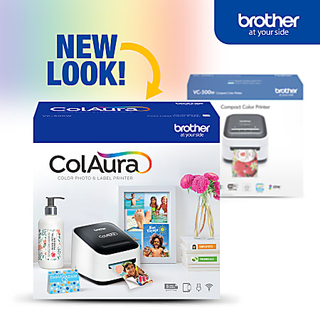 Brother® VC-500W Wireless Label And Photo Color Printer