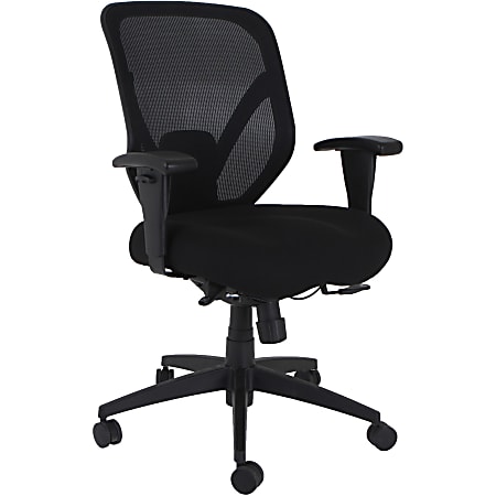 Lorell Executive Mesh High-Back Office Chair - Black