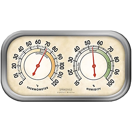 Springfield Colortrack Hygrometer Thermometer