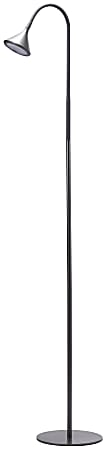 BLACK+DECKER LED Minimalist Floor Lamp, 58"H, Gray