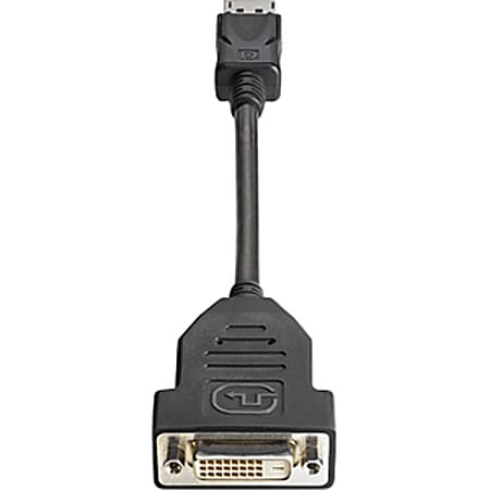 HP Video Cable- Smart Buy - DisplayPort Male Video - DVI-D (Single-Link) Female Digital Video - 7.48"