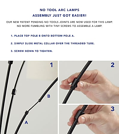 Adesso trinity arc lamp assembly clearance