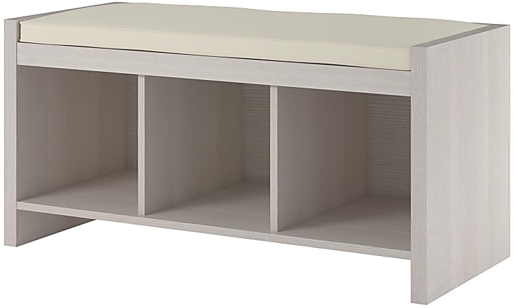 Ameriwood Home Penelope Entryway Storage Bench With Cushion 17