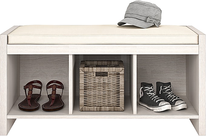 Ameriwood home storage bench with cushion sale