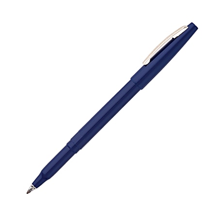 Pentel® Rolling Writer® Pen, Medium Point, 0.8 mm, Blue Barrel, Blue Ink