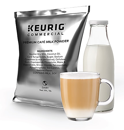 Keurig Premium Caf Milk Powder Original 16 Oz Case Of 12 Bags ODP Business Solutions