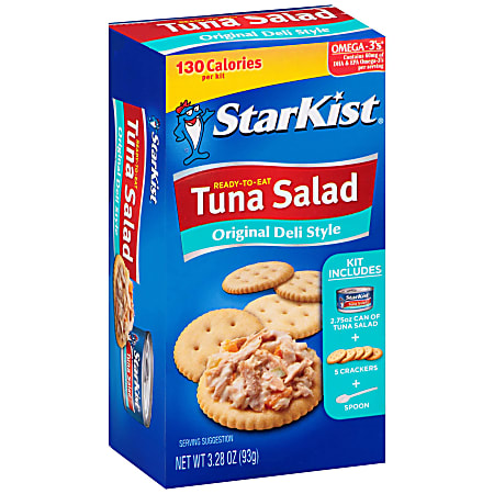 Starkist Original Deli Style Tuna Salad Kit, 3.28 Oz, Pack Of 12 Kits
