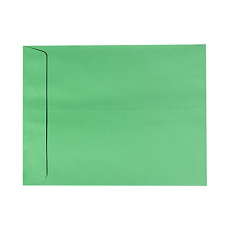 LUX Open-End 9" x 12" Envelopes, Peel & Press Closure, Holiday Green, Pack Of 50