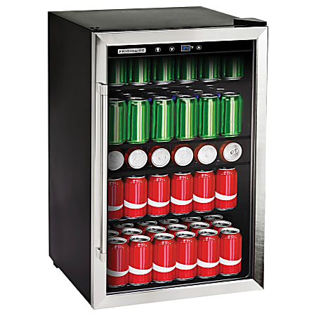 Frigidaire® 4.4-cu-ft. 126-Can Stainless Steel Door Beverage Center Compact Refrigerator, EFMIS155