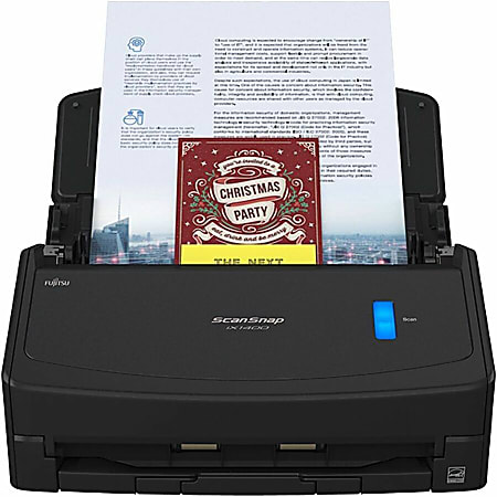 Fujitsu ScanSnap iX1400 Scanner Black 40 ppm Mono 40 ppm Color 