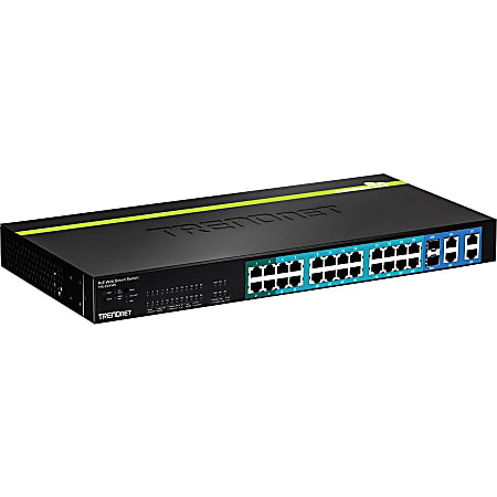 TRENDnet 24-Port 10/100Mbps Web Smart Poe Switch