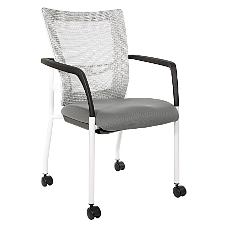 Office Star™ ProGrid Mid-Back Mesh Visitors Chair, Steel