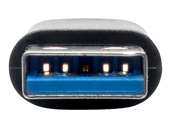 Tripp Lite USB 3.0 Adapter Converter USB-A to USB Type C M/F USB-C - USB adapter - USB Type A (M) to 24 pin USB-C (F) - USB 3.0 - 5 V - 900 mA - molded - black - for P/N: U360-004-SLIM, U360-007, U420-003, U444-06N-DGU-C, U444-06N-DU-C, U444-06N-H4GU-C