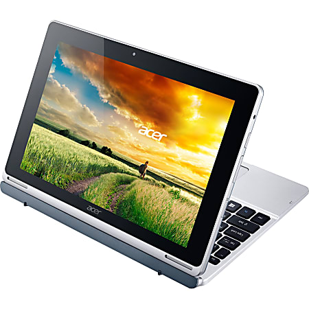 Acer Aspire SW5-012P-11L5 10.1" Touchscreen 2 in 1 Notebook - 1280 x 800 - Atom Z3735F - 2 GB RAM - Windows 8.1 Pro 32-bit - Intel - 2 Megapixel Front Camera - Bluetooth