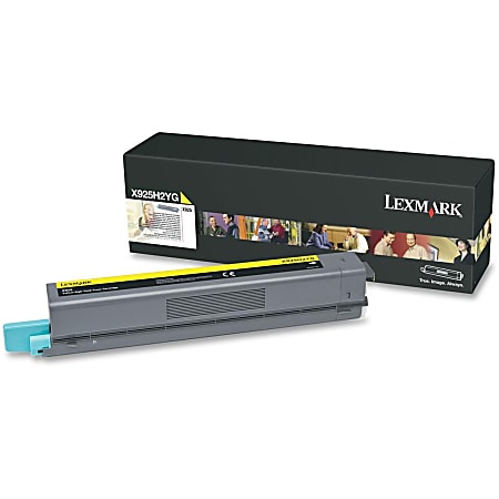 Lexmark™ X925H2YG High-Yield Yellow Toner Cartridge