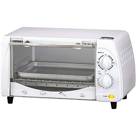 Brentwood 4-Slice Toaster Oven Broiler, White
