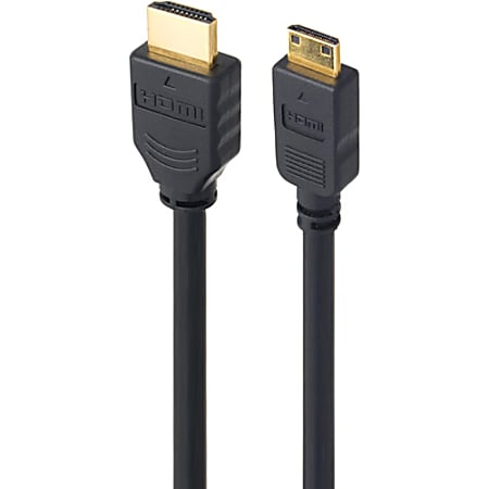 Link Depot HDMI A/V Cable With Ethernet - 3 ft HDMI A/V Cable for Audio/Video Device - HDMI Digital Audio/Video - Black