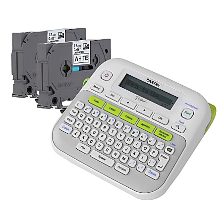 Brother P-touch PT-D210 Compact Label Maker White 