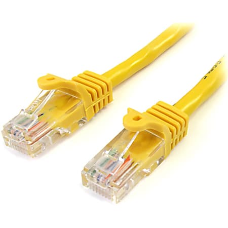 StarTech.com Cat5e Snagless UTP Patch Cable, 25', Yellow