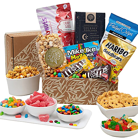 Gourmet Gift Baskets Junk Food Care Package, Multicolor