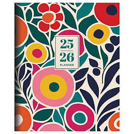 2025-2026 TF Publishing Large Monthly Planner, 9” x 11”, Charming, July 2025 To June 2026