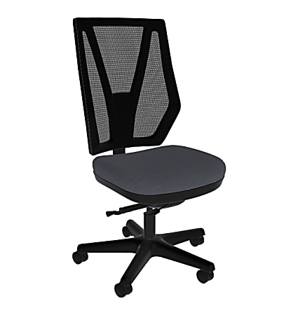 Sitmatic GoodFit Mesh Synchron High-Back Chair, Gray/Black